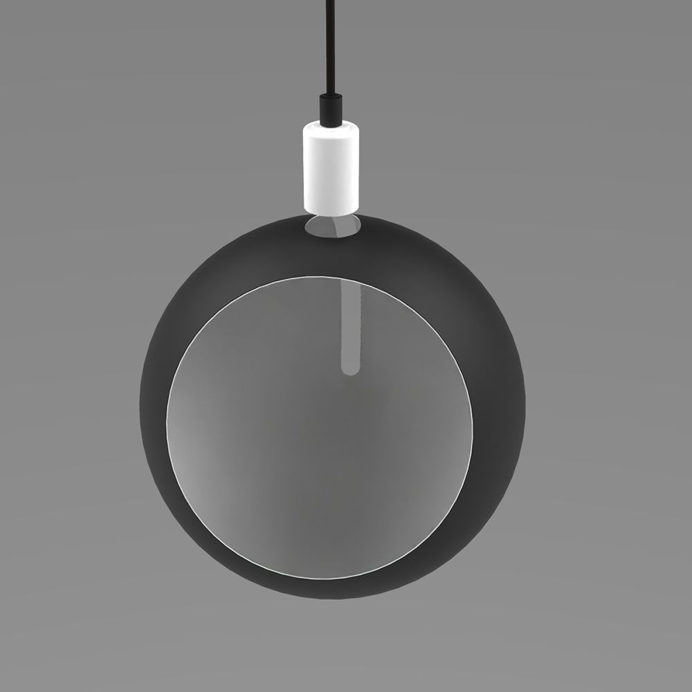 Lampa galeryjna s.luce Ball z obrotowym, wymiennym kloszem, zawieszenie 5m