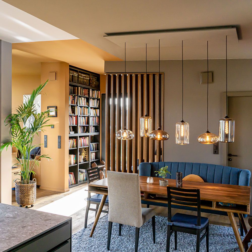 s.luce Cruet szklana lampa wisząca Up & Low