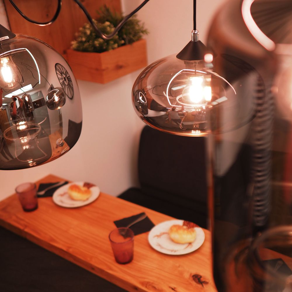 s.luce Cruet gallery lampa wisząca szklana bardzo długa 5m