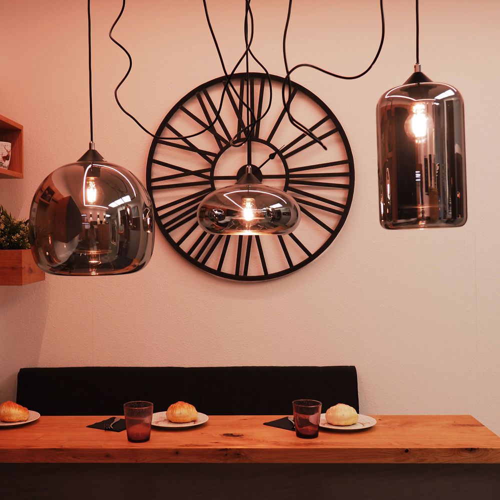 s.luce Cruet gallery lampa wisząca szklana bardzo długa 5m