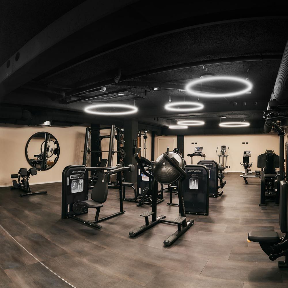 Lampa wisząca pierścieniowa LED s.luce Ø 150 cm