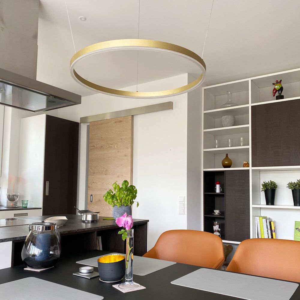 s.luce LED pierścieniowa lampa wisząca Ø 60cm