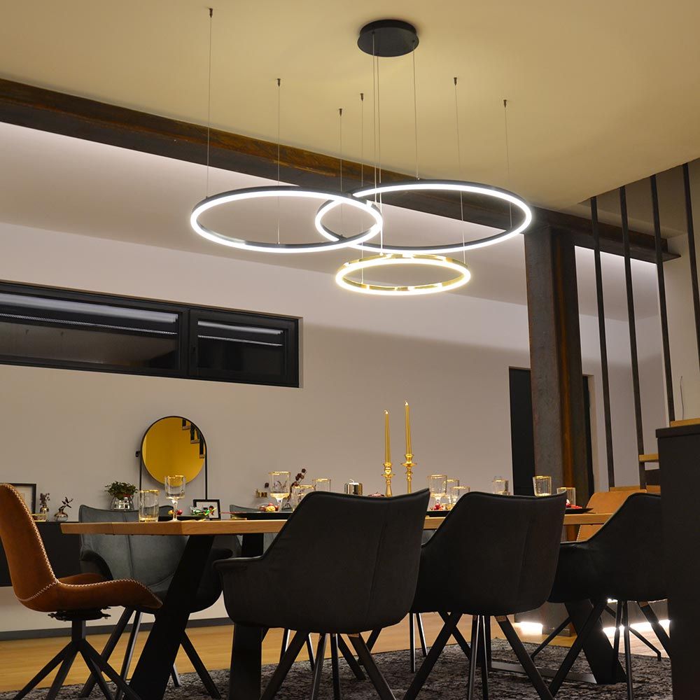 s.luce LED pierścieniowa lampa wisząca Ø 60cm
