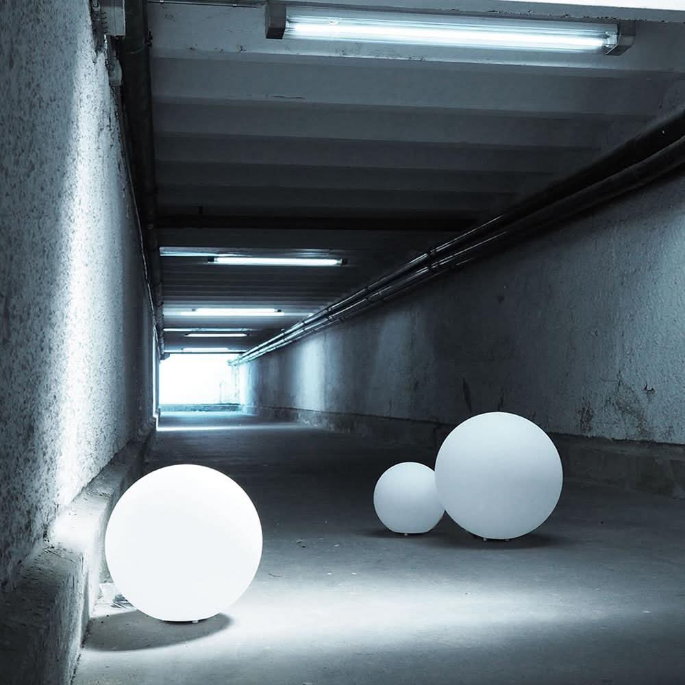 s.luce Globe pro trwały ogrodowy globus zewnętrzny biały