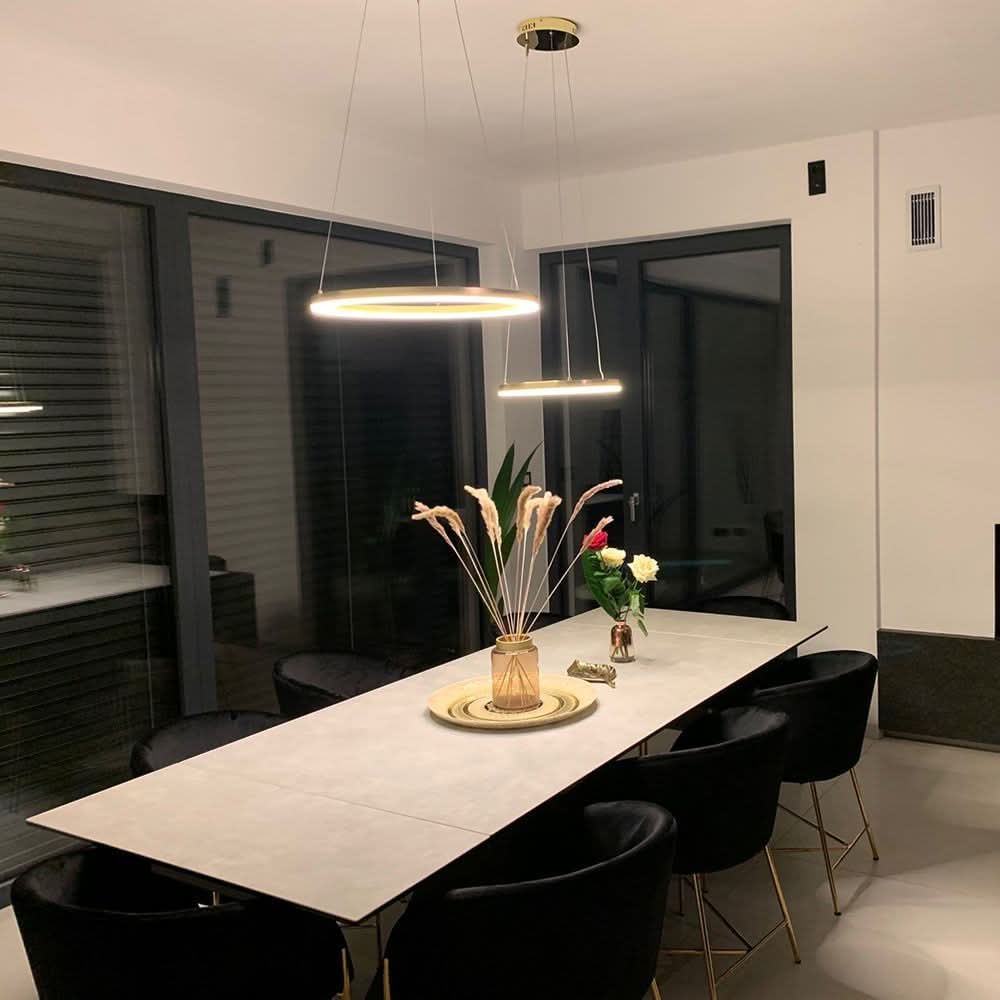 s.luce LED pierścieniowa lampa wisząca Ø 40cm