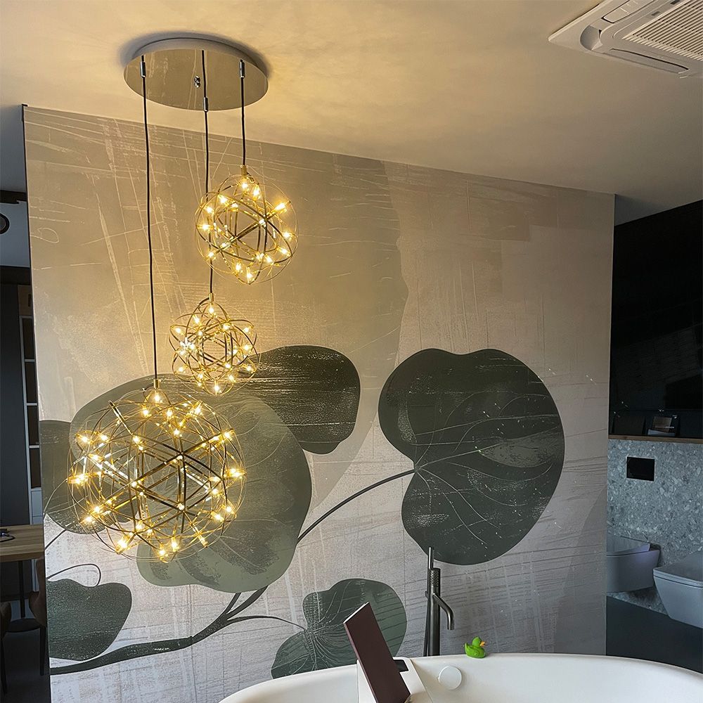 Lampa wisząca LED s.luce Atom z możliwością ściemniania