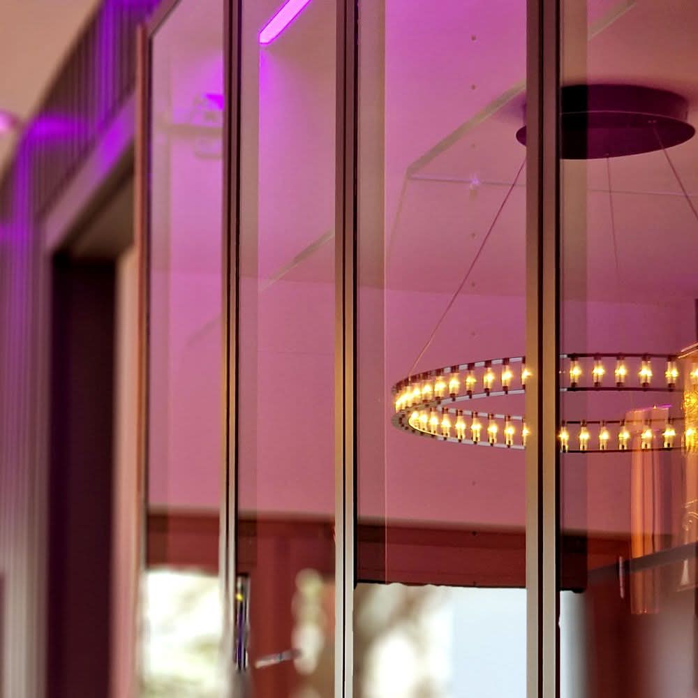 Lampa wisząca LED s.luce Atom Ring z możliwością ściemniania