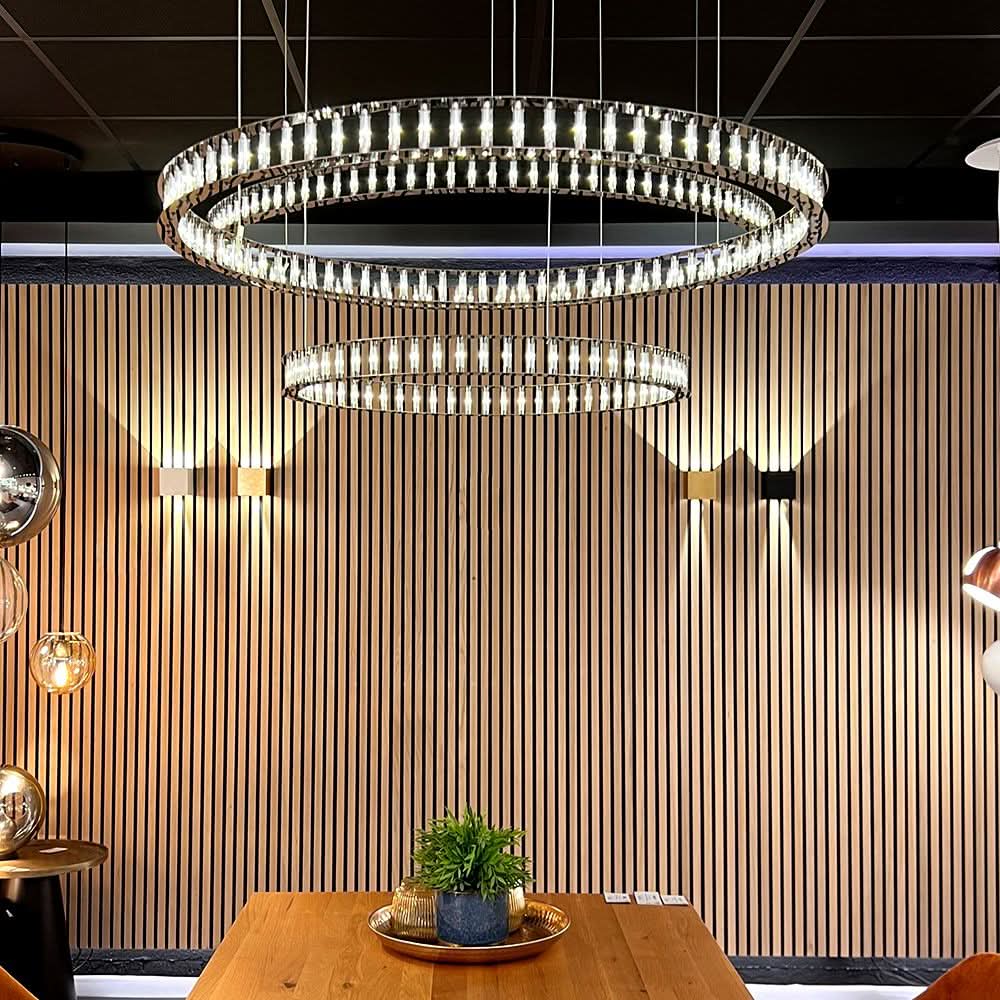 Lampa wisząca LED s.luce Atom Ring z możliwością ściemniania