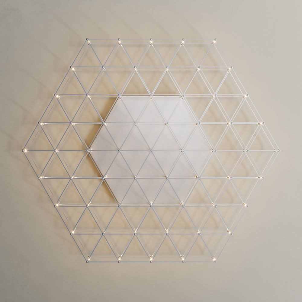 s.luce Atom kątowa lampa ścienna i sufitowa z efektem LED