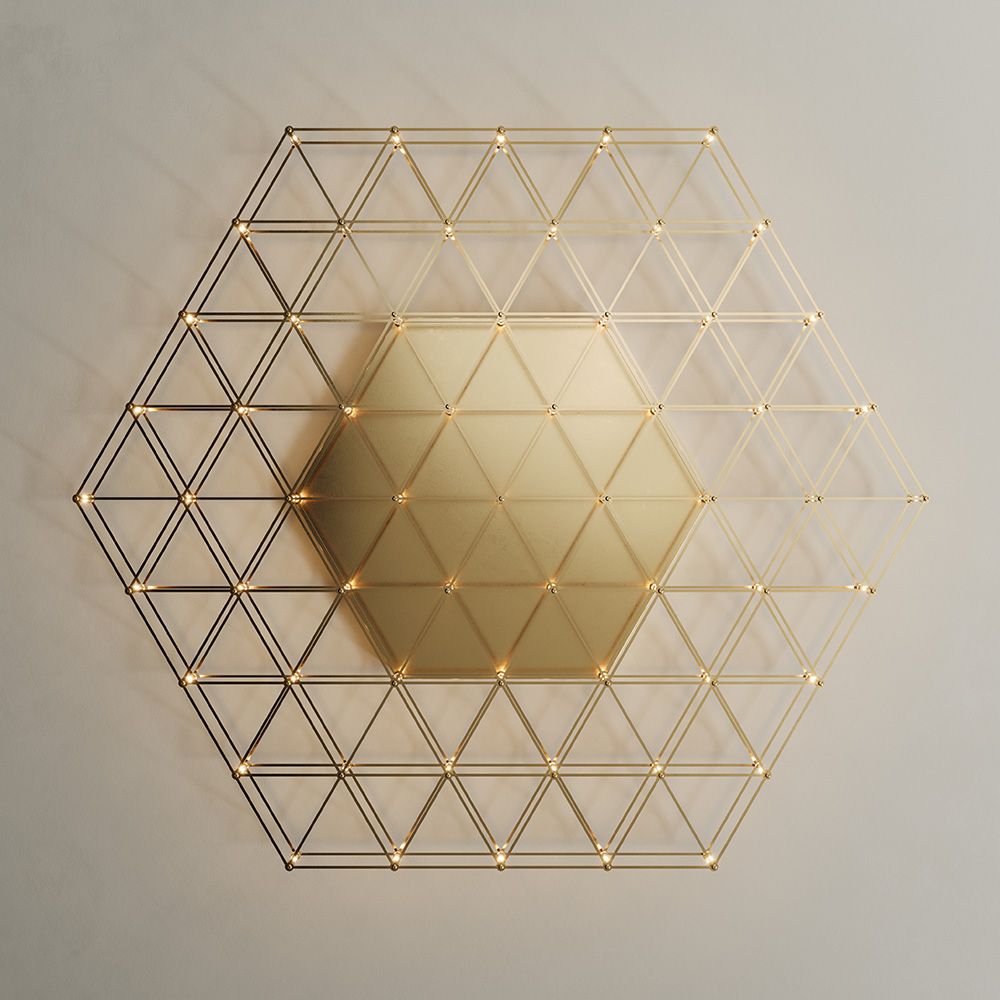 s.luce Atom kątowa lampa ścienna i sufitowa z efektem LED