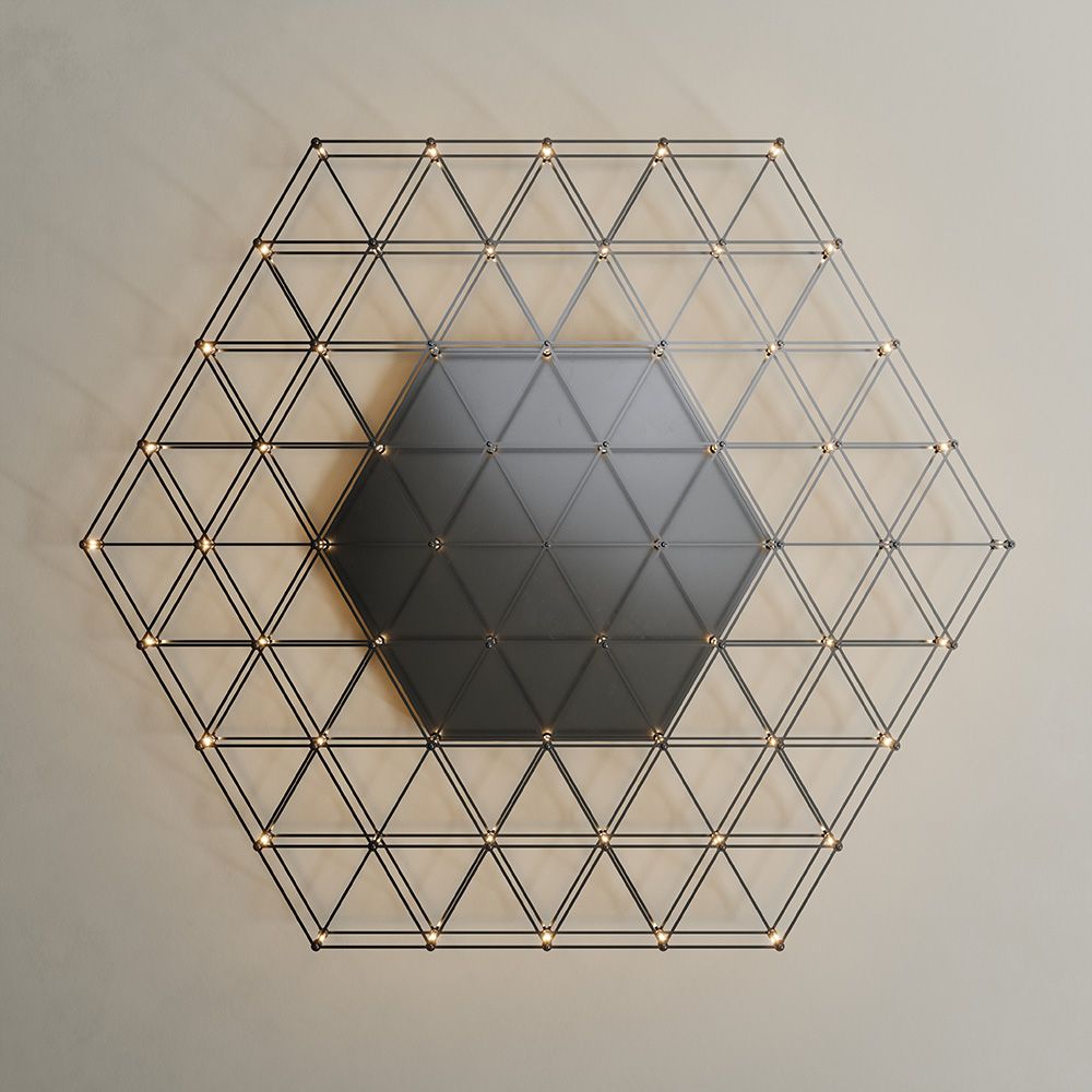 s.luce Atom kątowa lampa ścienna i sufitowa z efektem LED