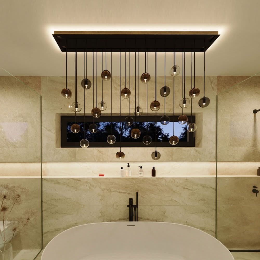 Konwersja s.luce Aura LED do oświetlenia pośredniego (bez daszka modułowego)