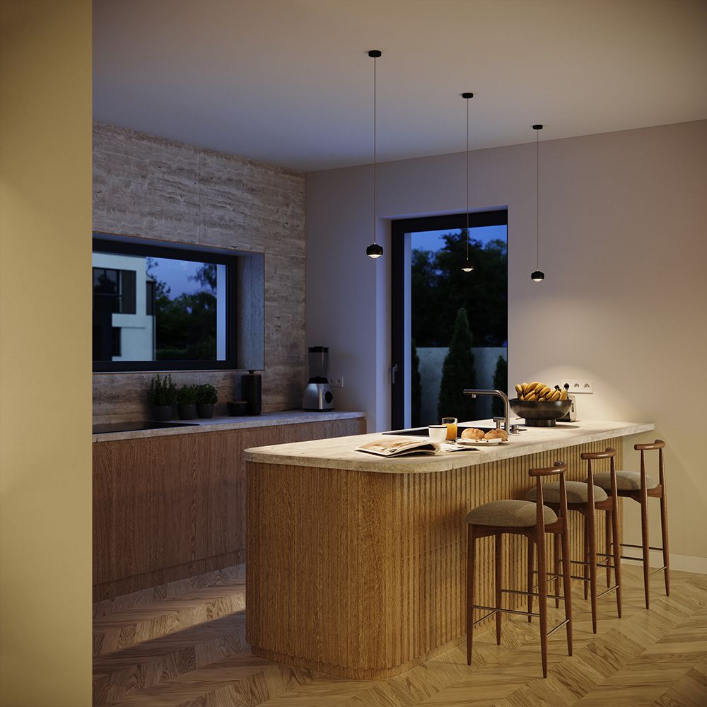 s.luce Beam LED lampa wisząca Ø 8cm