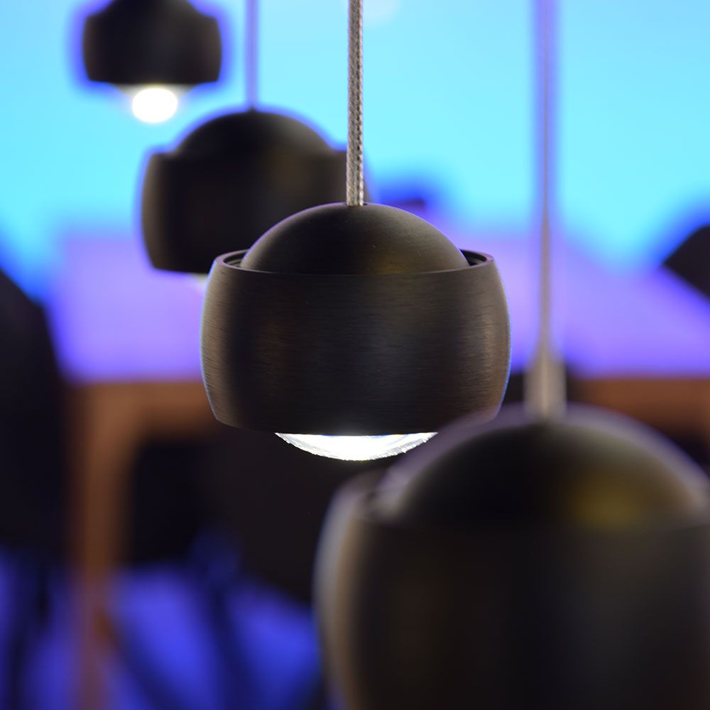 s.luce Beam LED lampa wisząca Ø 8cm