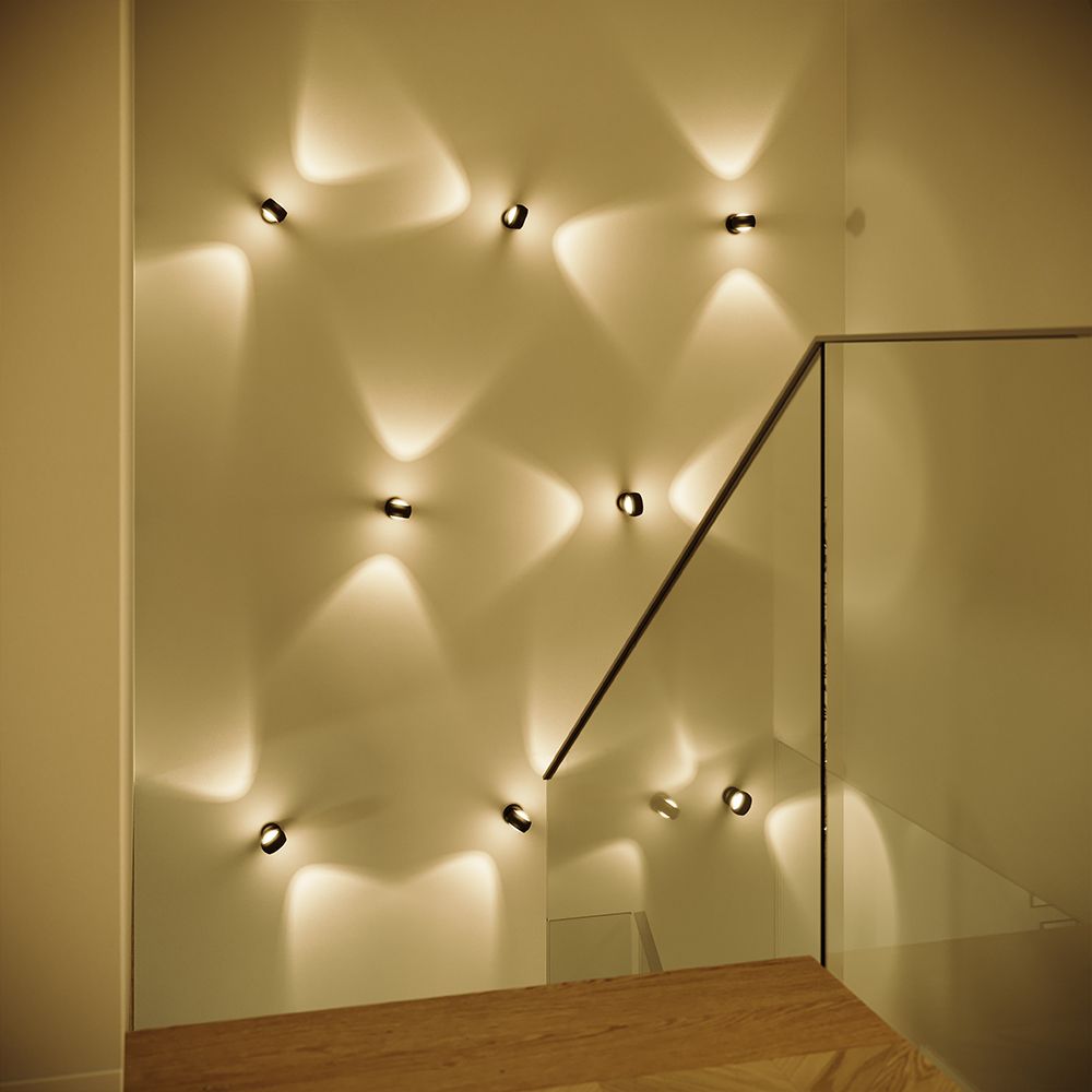 s.luce Beam LED nowoczesna lampa ścienna góra-dół