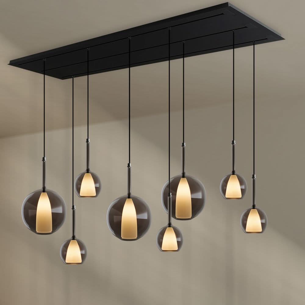 s.luce Belluna lampa wisząca stołowa 8-światło 200cm