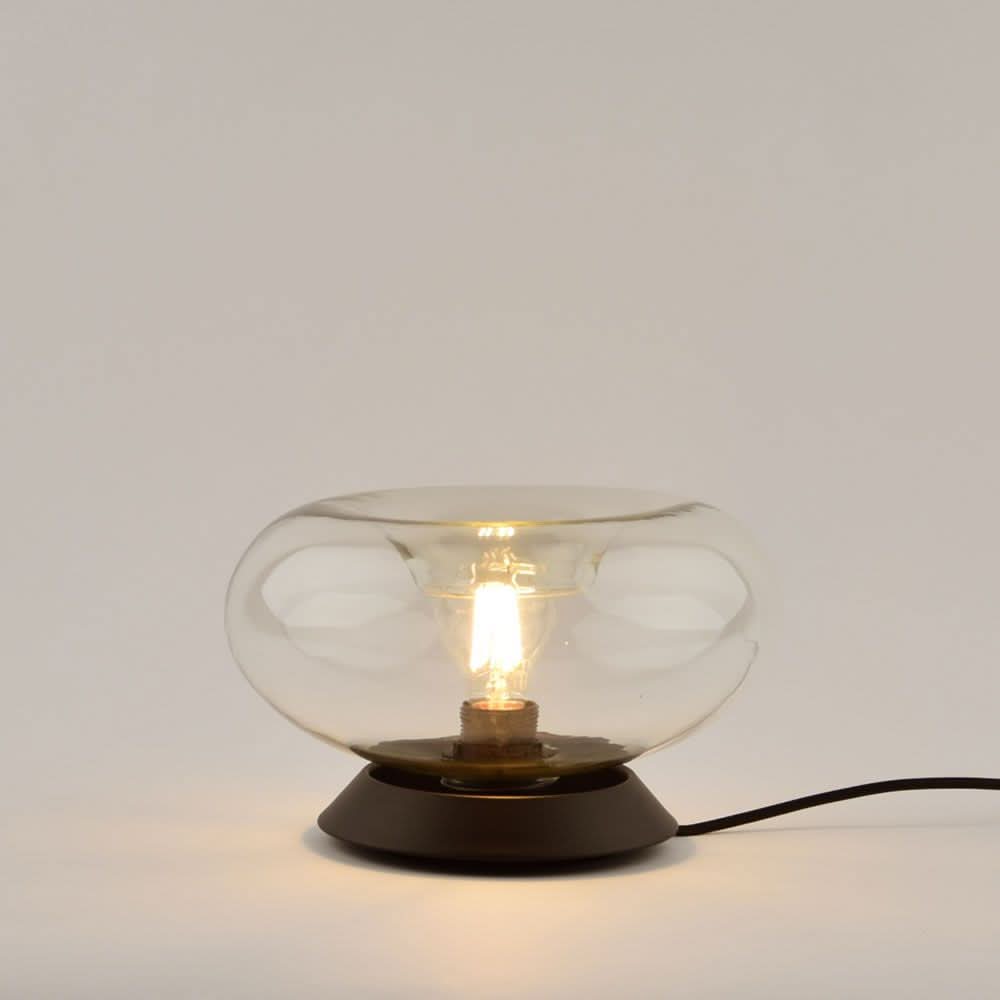 s.luce Cruet E27 designerska szklana lampa stołowa z włącznikiem