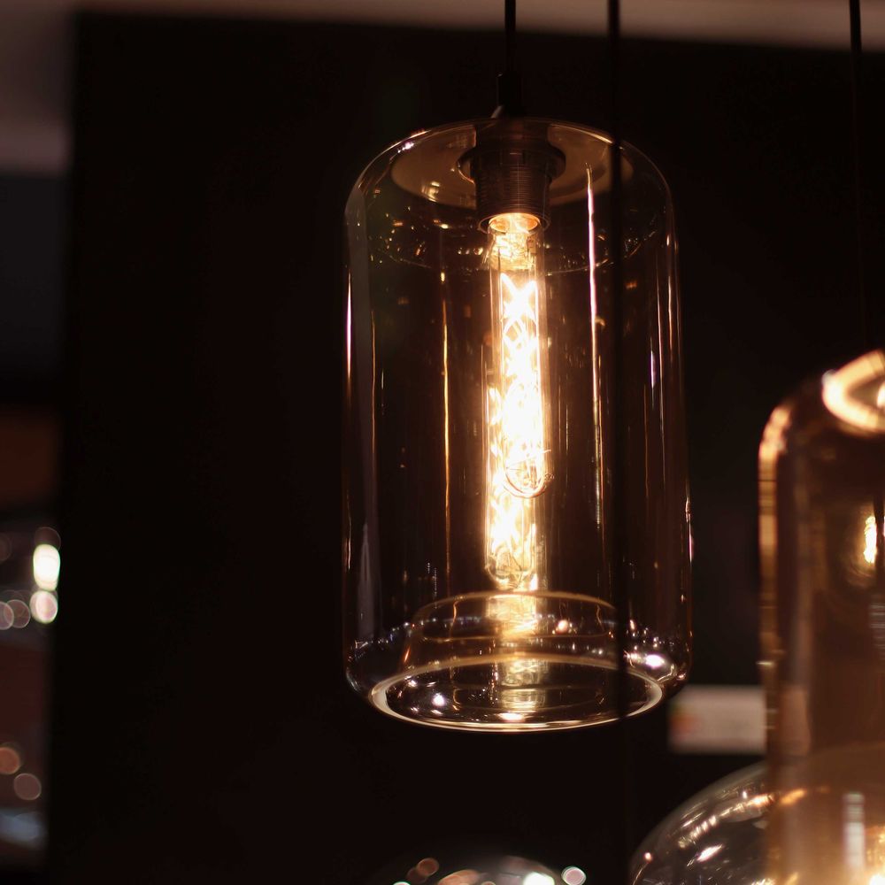 s.luce Cruet gallery lampa wisząca szklana bardzo długa 5m