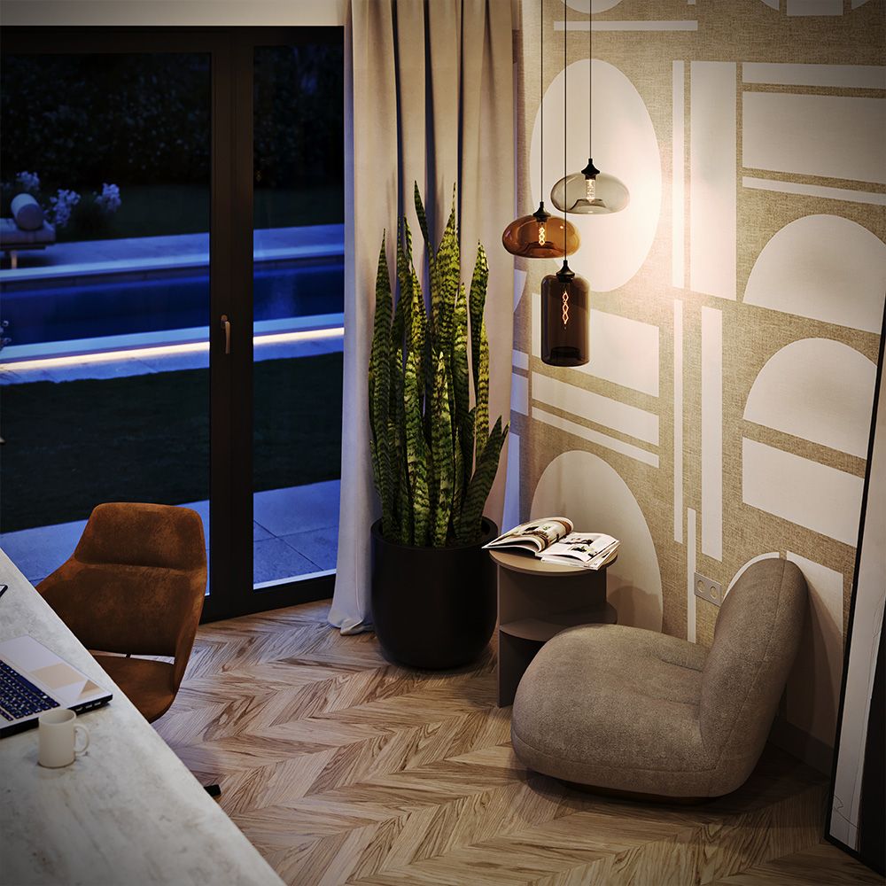 s.luce Cruet szklana lampa wisząca Up & Low