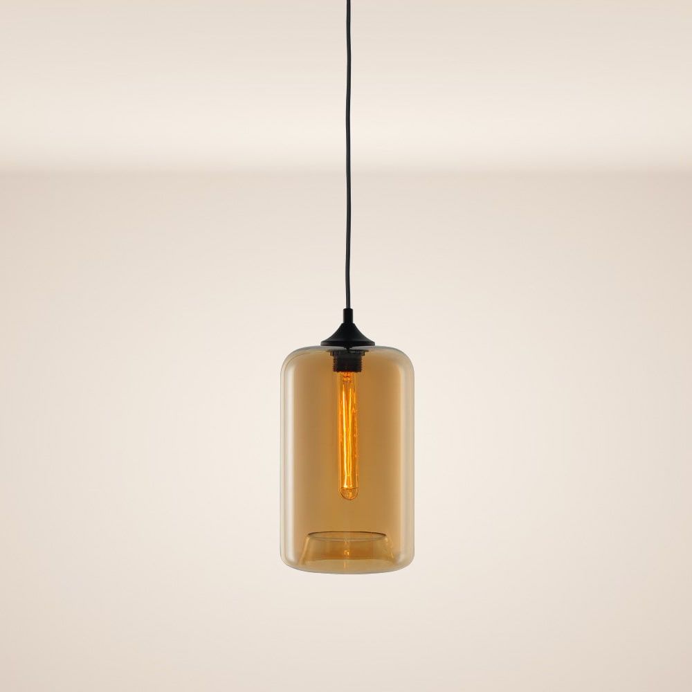 s.luce Cruet szklana lampa wisząca Up & Low