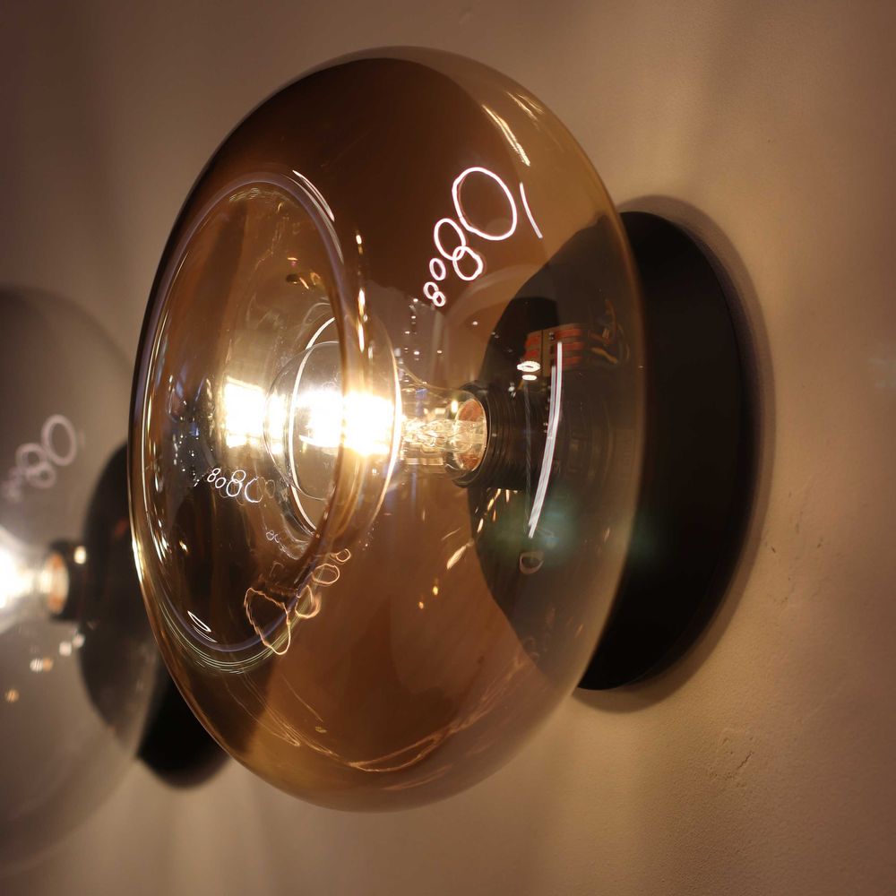 s.luce Cruet szklana lampa ścienna i sufitowa Up & Low