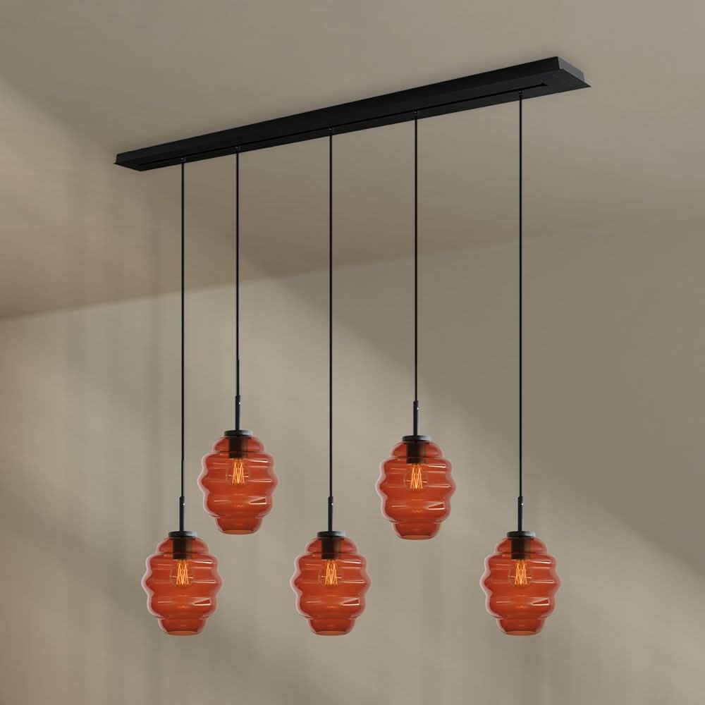 s.luce Echos lampa stołowa 5-płomienna 160cm czasza Ø 18cm