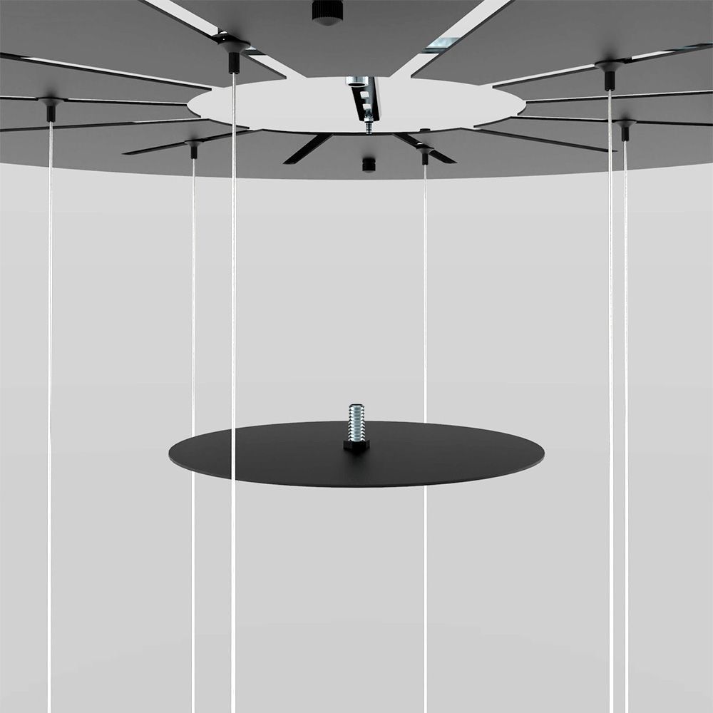 s.luce Echos gallery light 12-płomienna czasza Ø 80 cm, Ø 18 cm