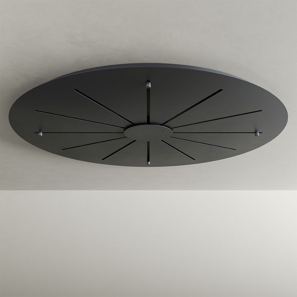 s.luce Echos gallery light 20-light Ø 120cm baldachim Ø 18cm