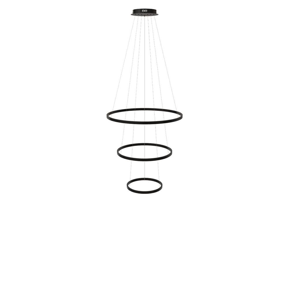 s.luce LED lampa wisząca pierścieniowa 3-światłowa centryczna