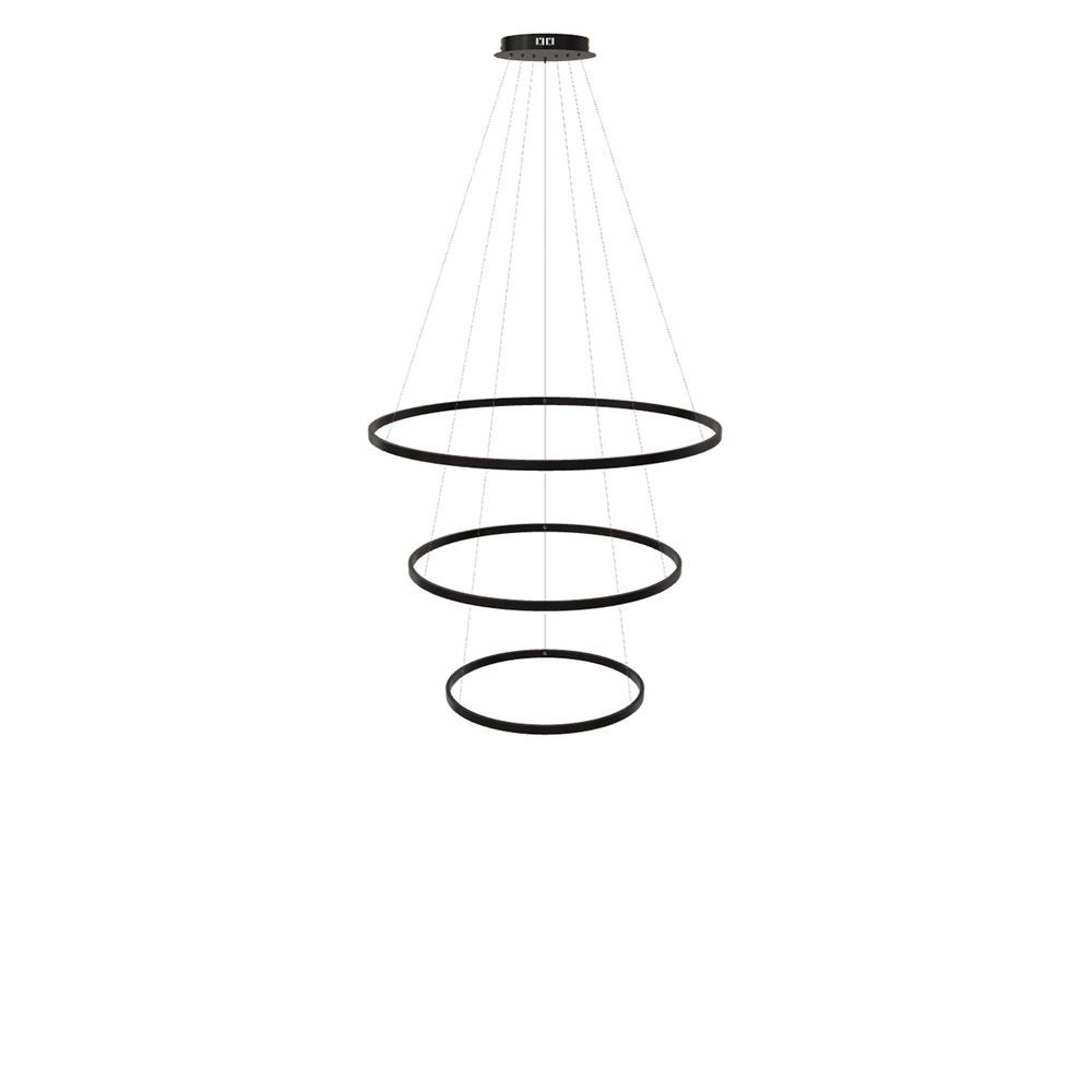 s.luce LED lampa wisząca pierścieniowa 3-światłowa centryczna