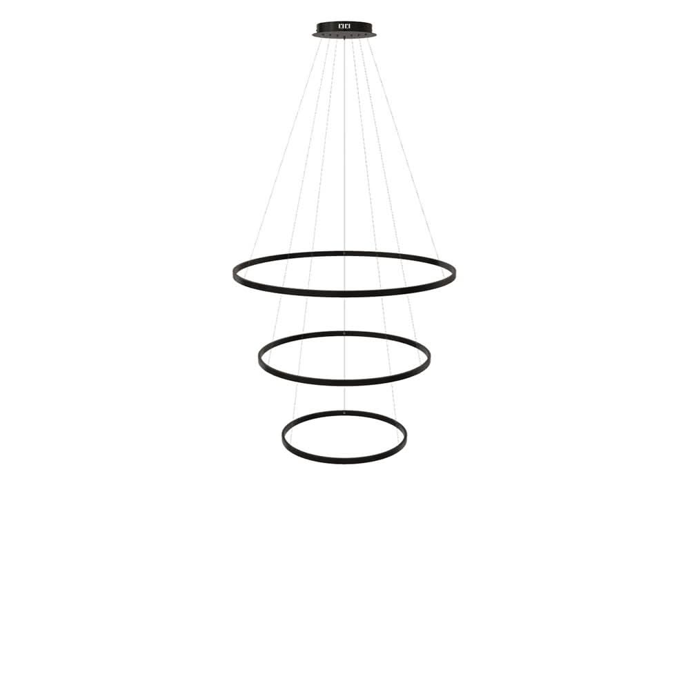s.luce LED lampa wisząca pierścieniowa 3-światłowa centryczna