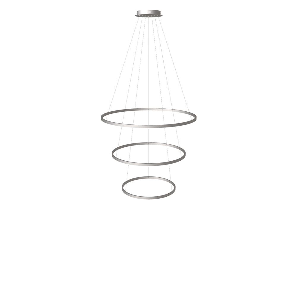 s.luce LED lampa wisząca pierścieniowa 3-światłowa centryczna