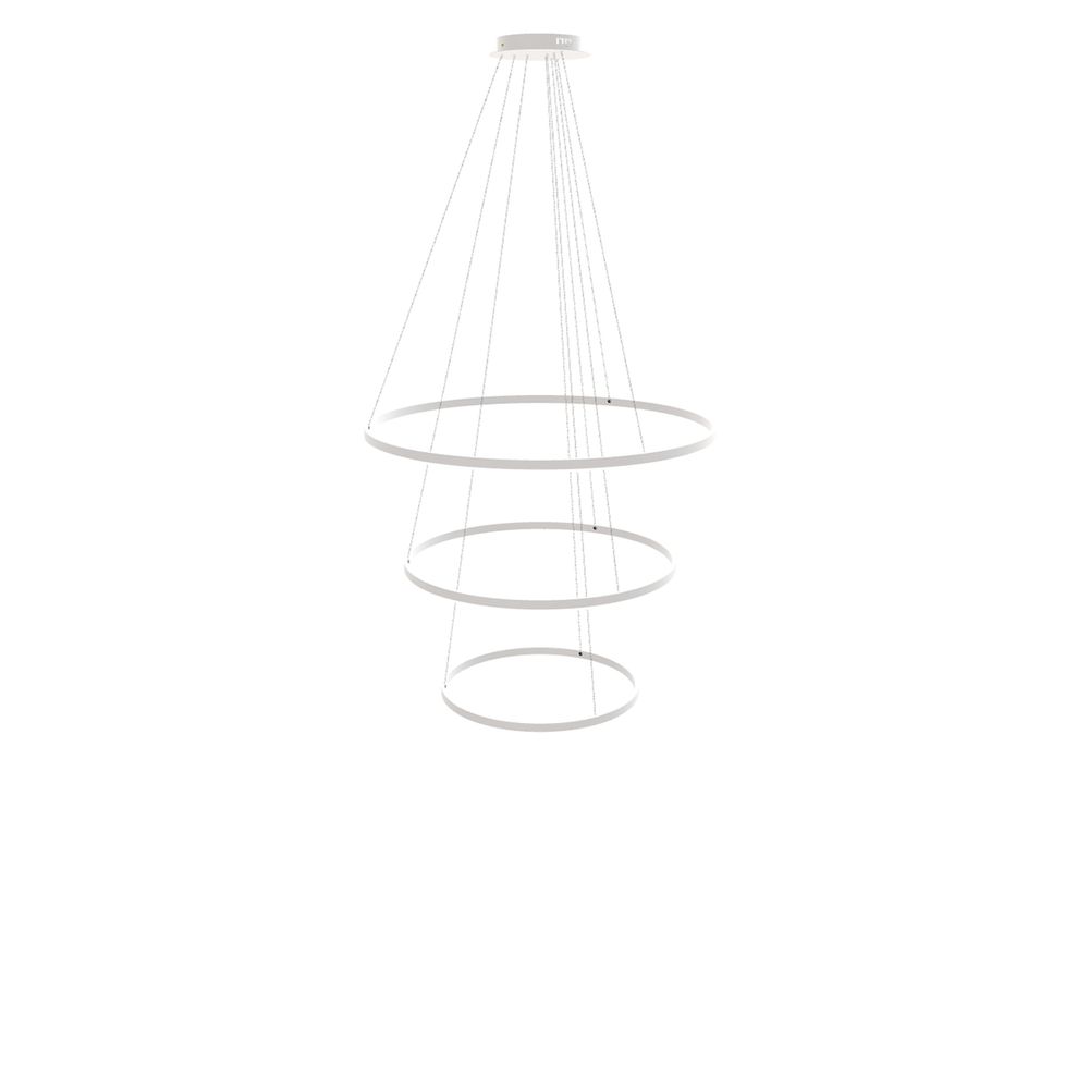 s.luce LED lampa wisząca pierścieniowa 3-światłowa centryczna