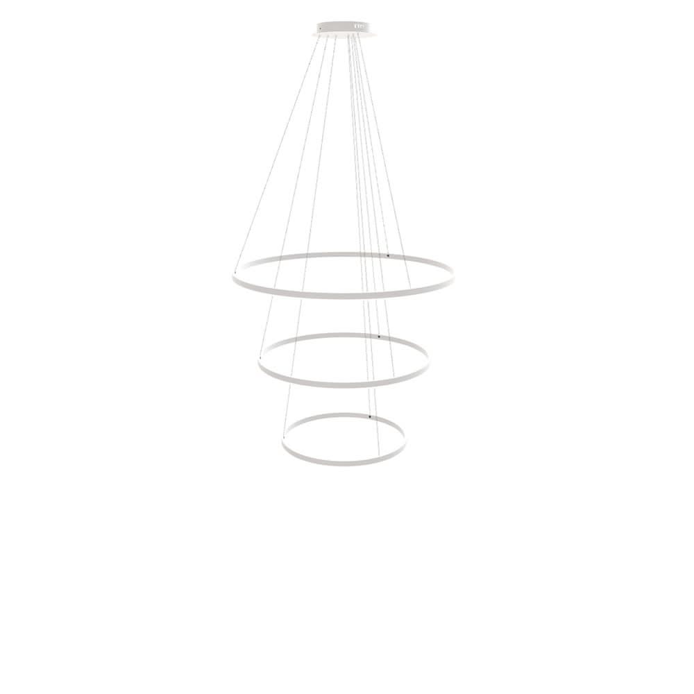 s.luce LED lampa wisząca pierścieniowa 3-światłowa centryczna