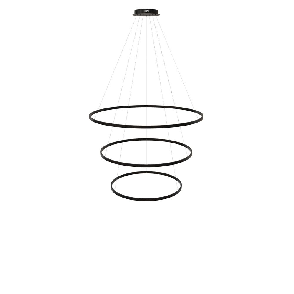 s.luce LED lampa wisząca pierścieniowa 3-światłowa centryczna