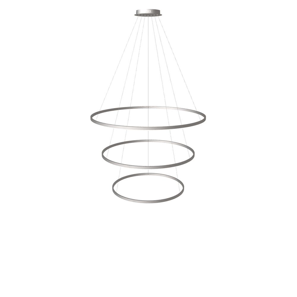 s.luce LED lampa wisząca pierścieniowa 3-światłowa centryczna