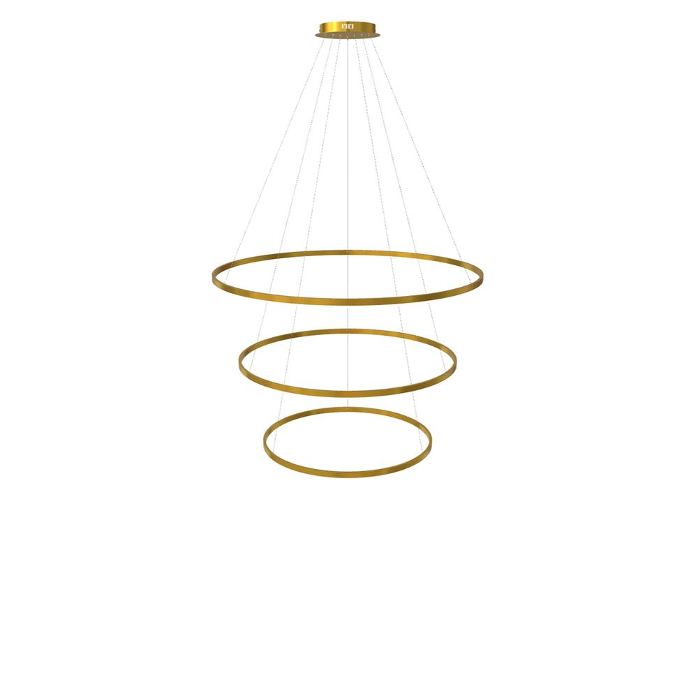 s.luce LED lampa wisząca pierścieniowa 3-światłowa centryczna
