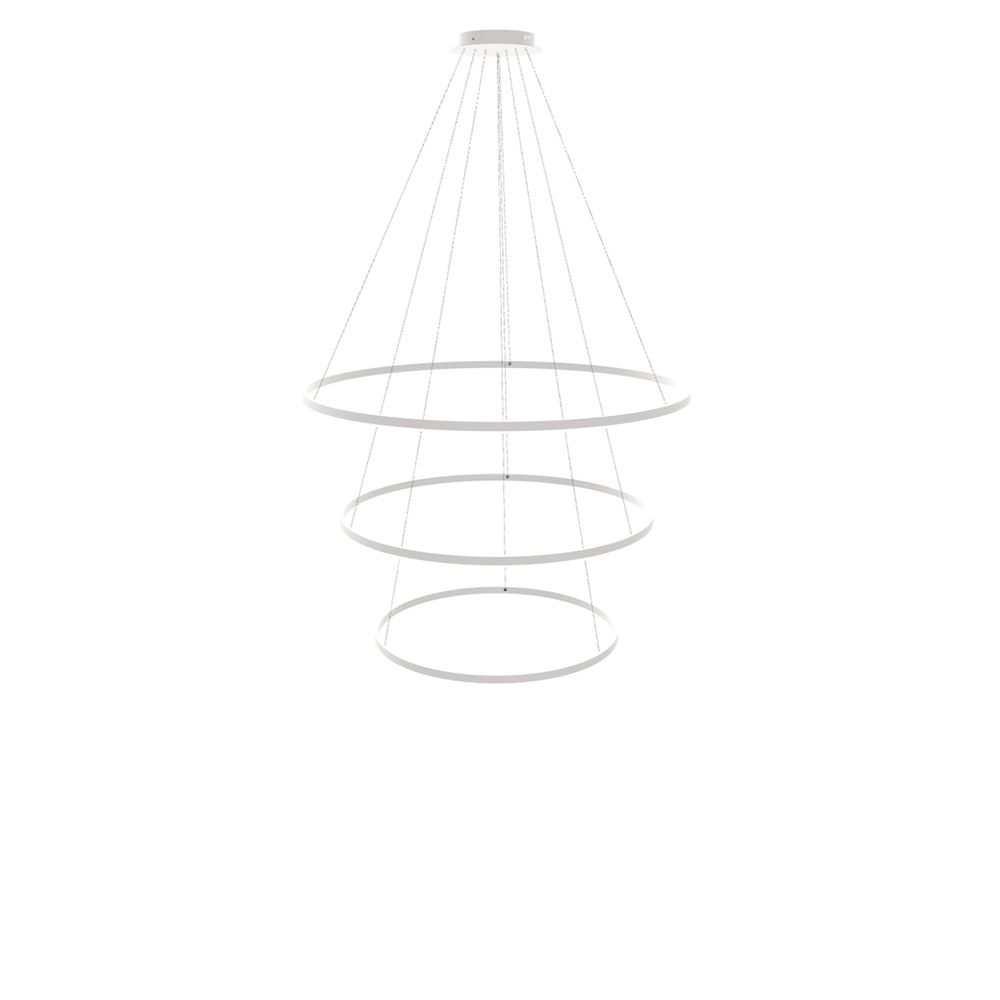 s.luce LED lampa wisząca pierścieniowa 3-światłowa centryczna
