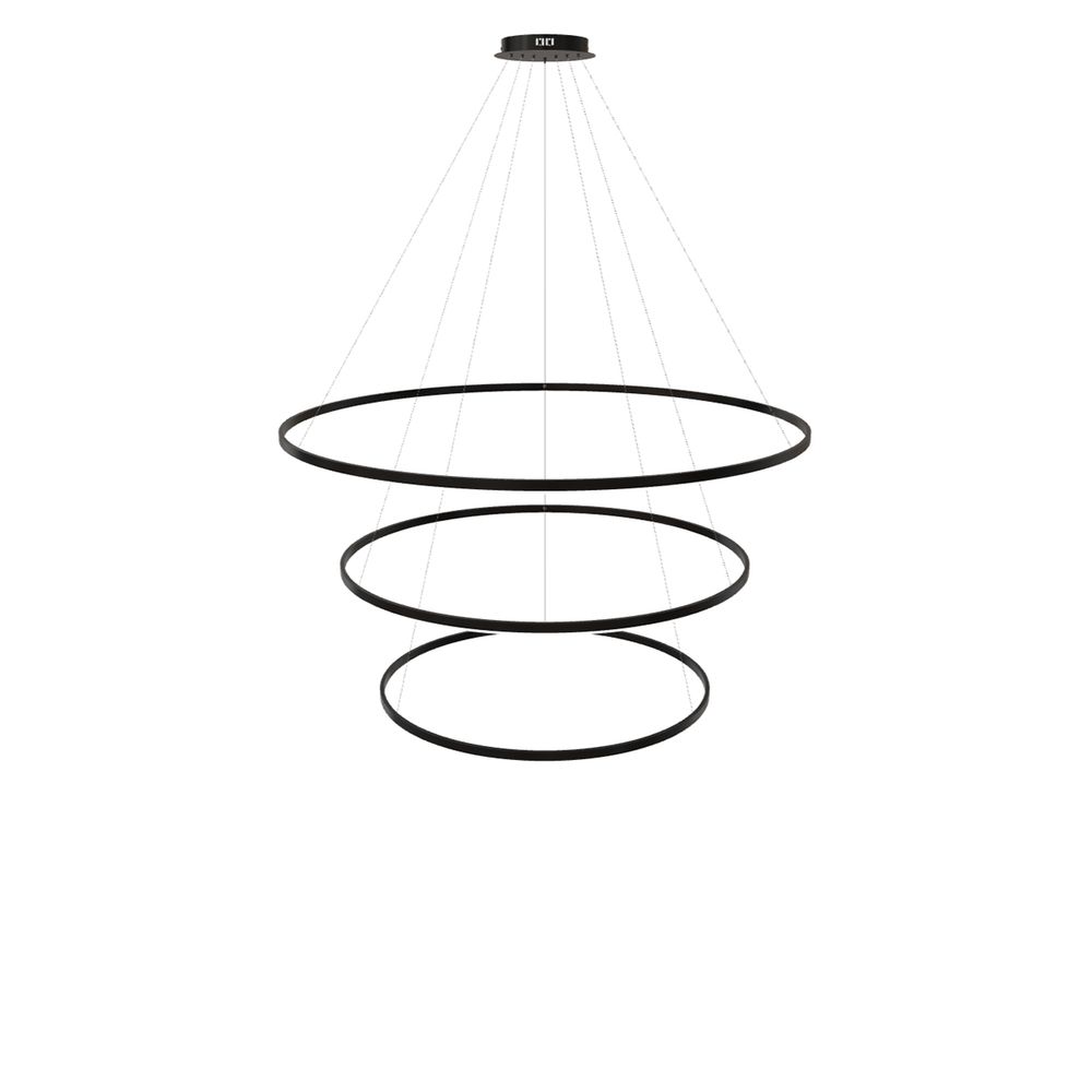 s.luce LED lampa wisząca pierścieniowa 3-światłowa centryczna