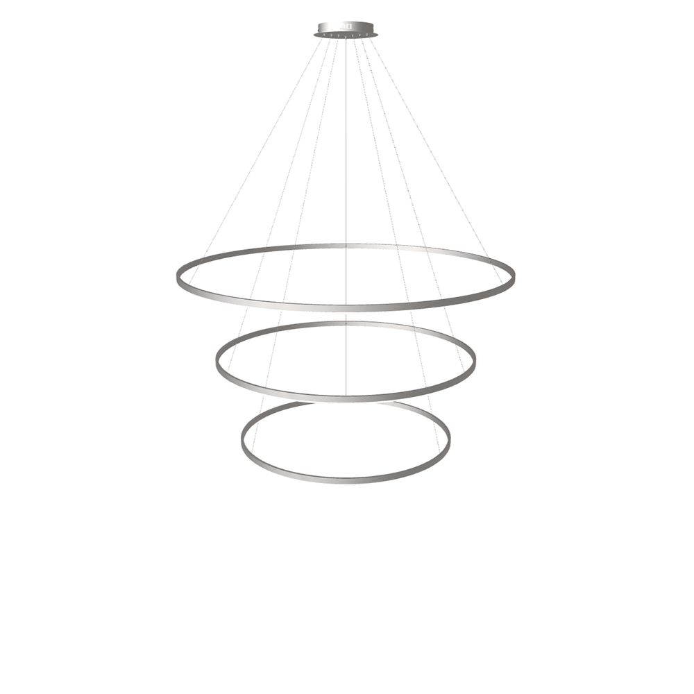 s.luce LED lampa wisząca pierścieniowa 3-światłowa centryczna