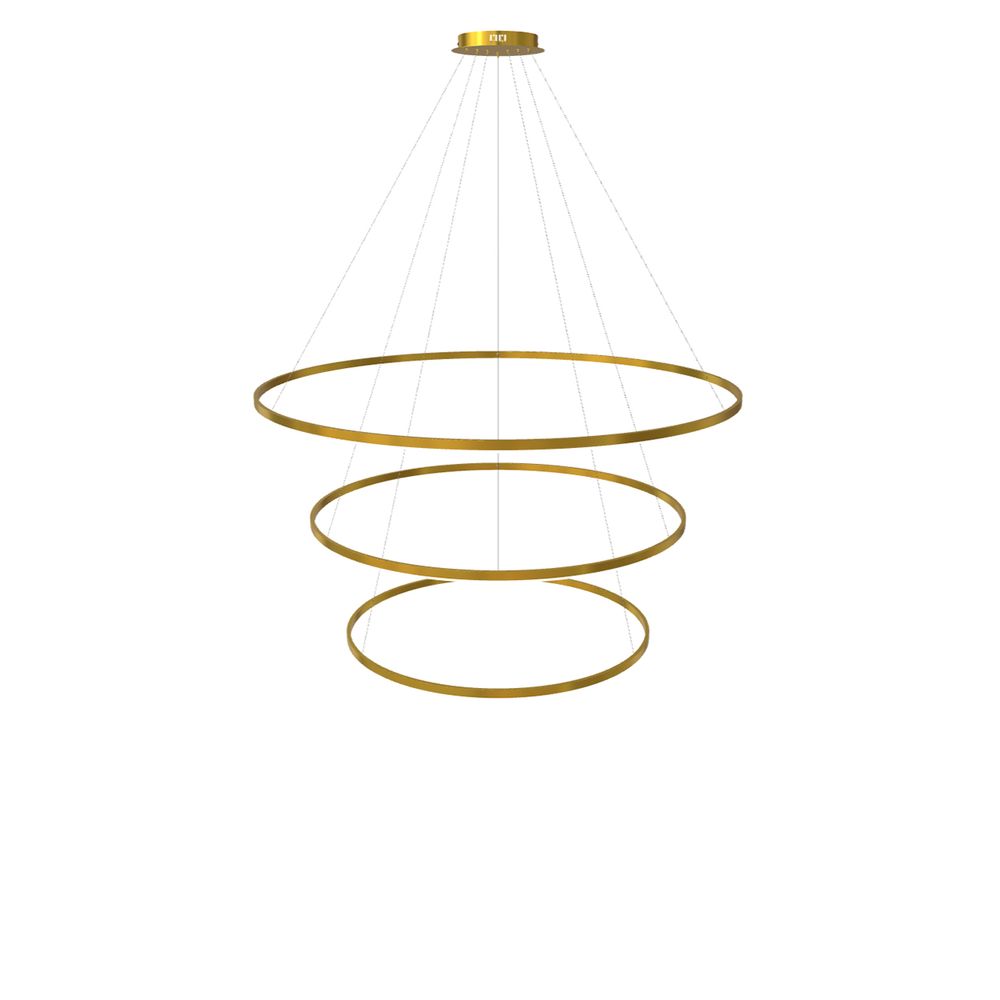 s.luce LED lampa wisząca pierścieniowa 3-światłowa centryczna