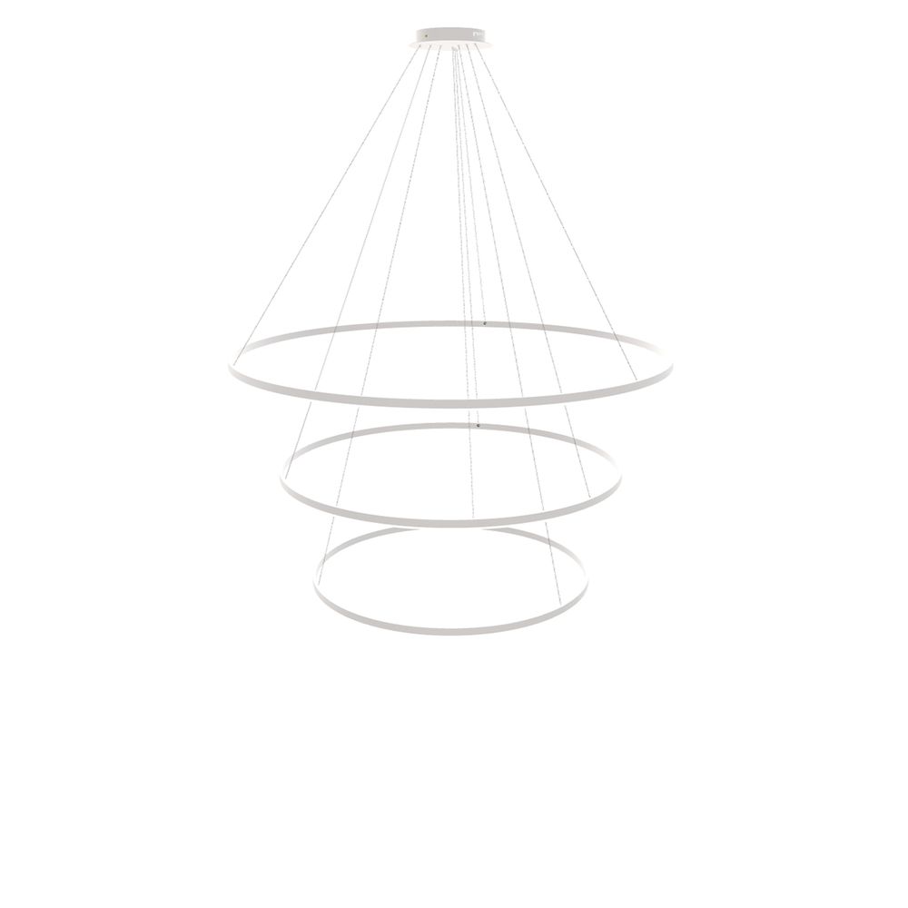 s.luce LED lampa wisząca pierścieniowa 3-światłowa centryczna