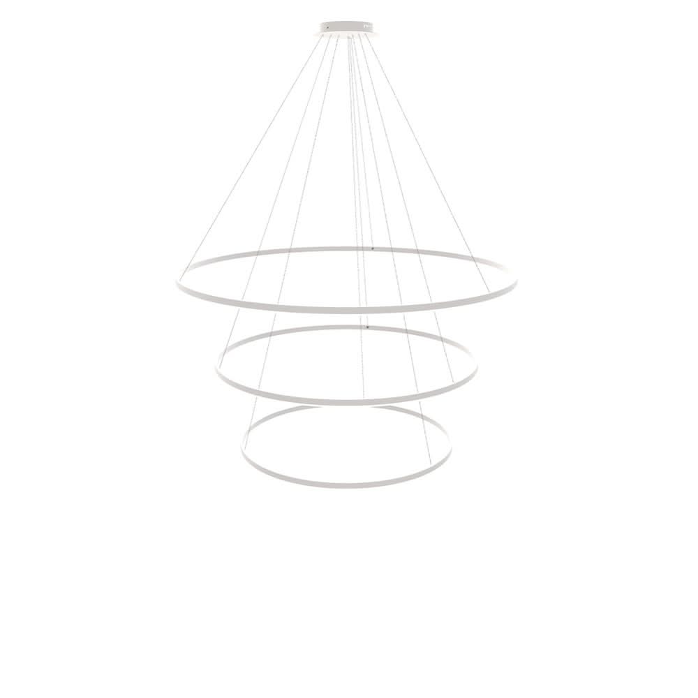 s.luce LED lampa wisząca pierścieniowa 3-światłowa centryczna