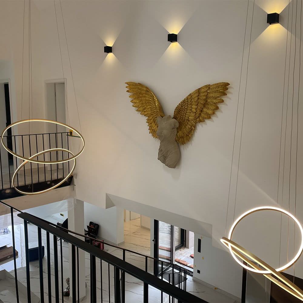 s.luce LED pierścieniowa lampa wisząca Ø 80cm