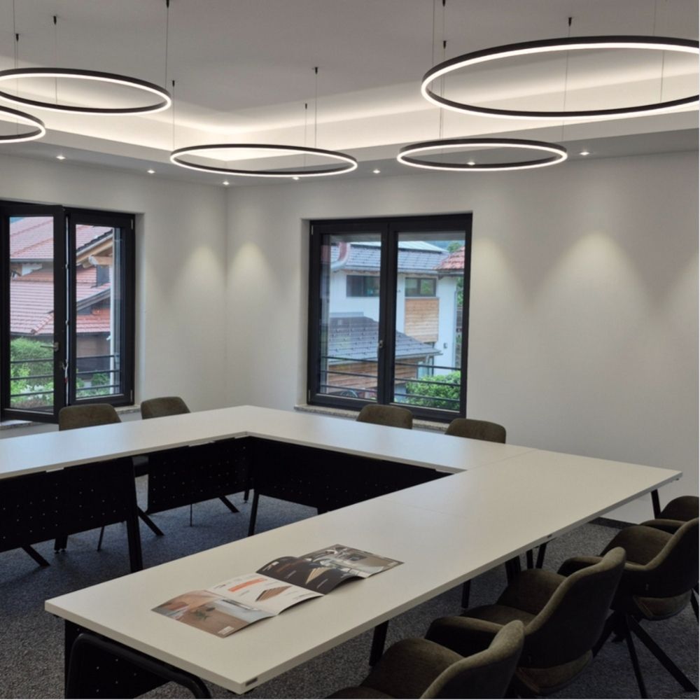 s.luce LED pierścieniowa lampa wisząca Ø 60cm