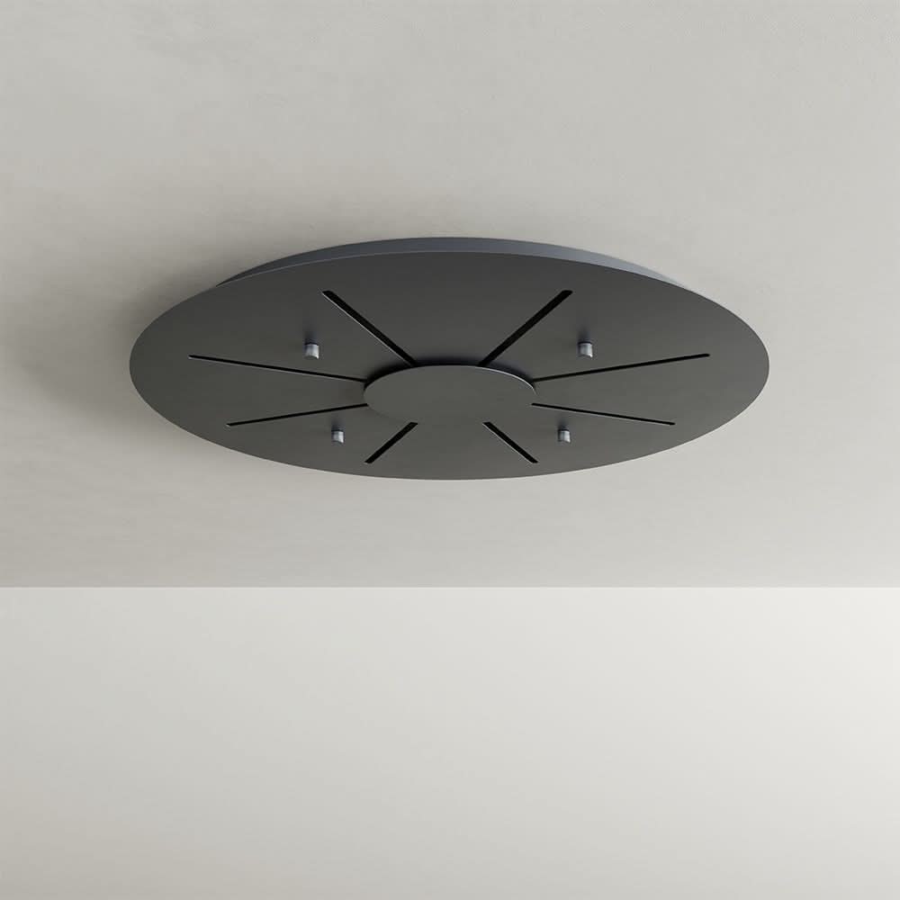 s.luce Modułowa wielopunktowa lampa wisząca z baldachimem