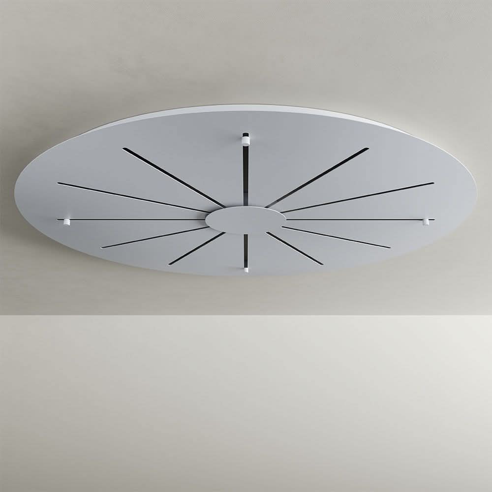 s.luce Modułowa wielopunktowa lampa wisząca z baldachimem