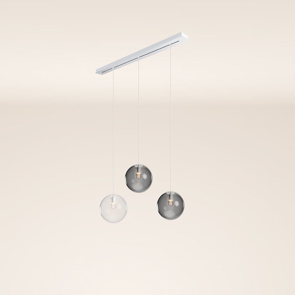 s.luce Orb 3-światło Ø 30 lampa wisząca stołowa 120cm