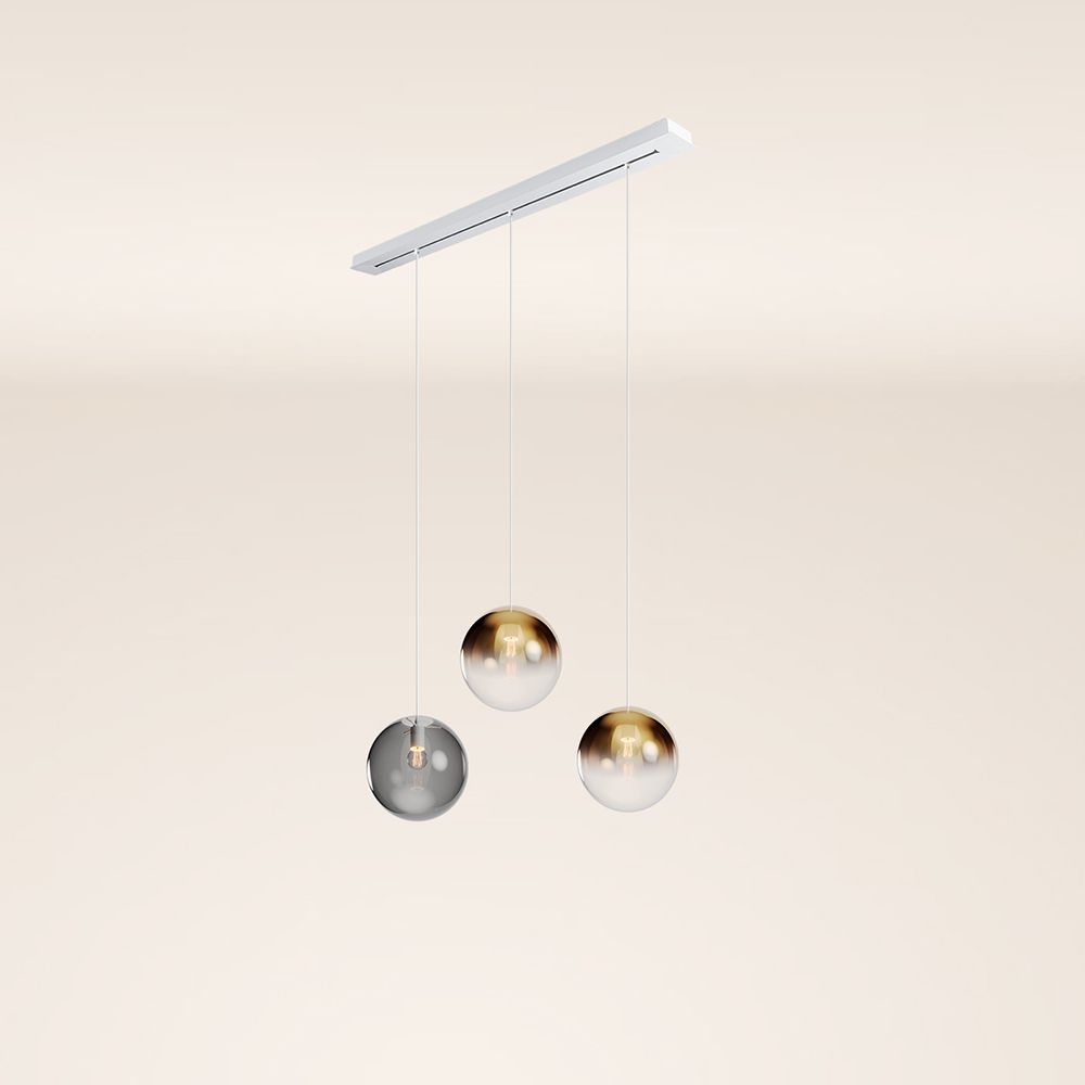 s.luce Orb 3-światło Ø 30 lampa wisząca stołowa 120cm