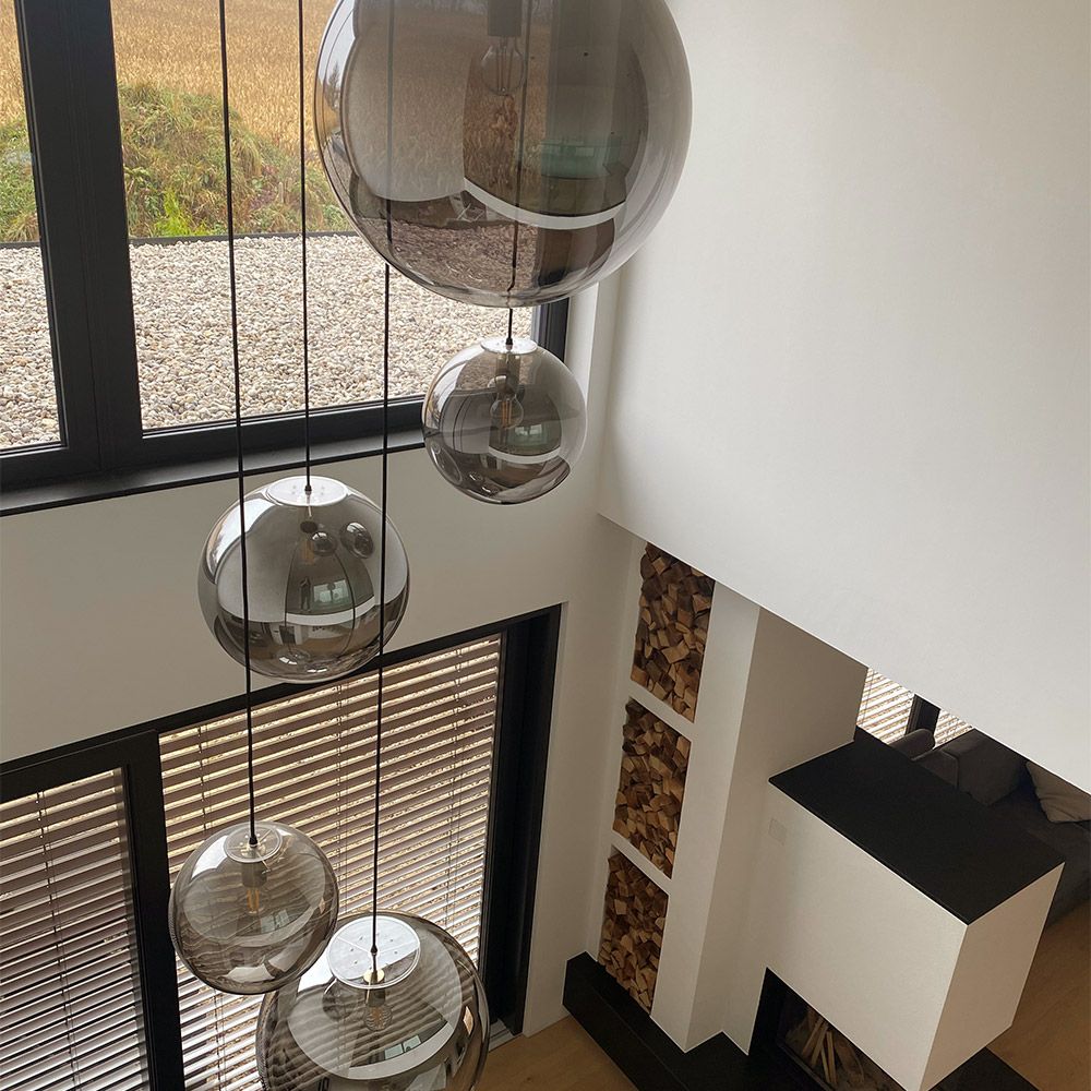 s.luce Orb 5-punktowa modułowa lampa galeryjna